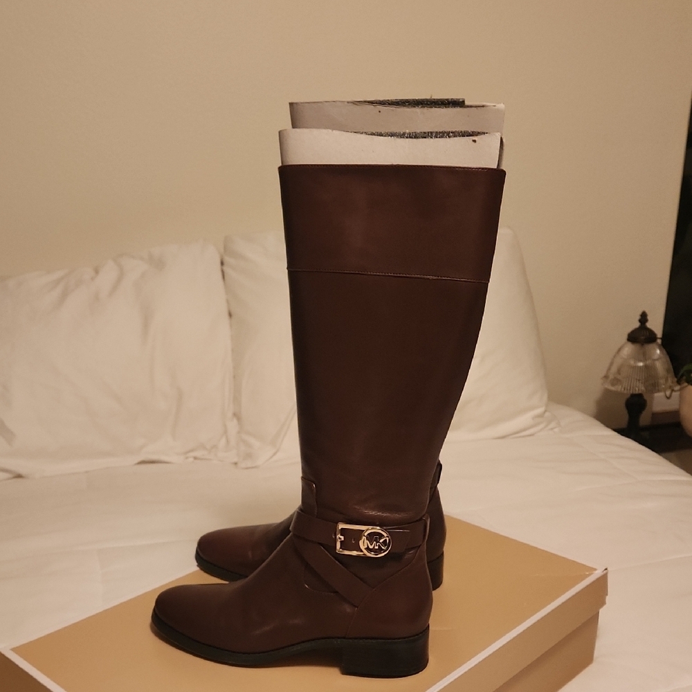 Elegant Brown Knee-High Boots